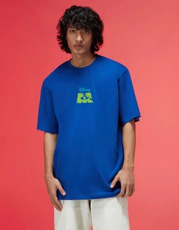 Premium Blue Oversized T-Shirt - Image 2
